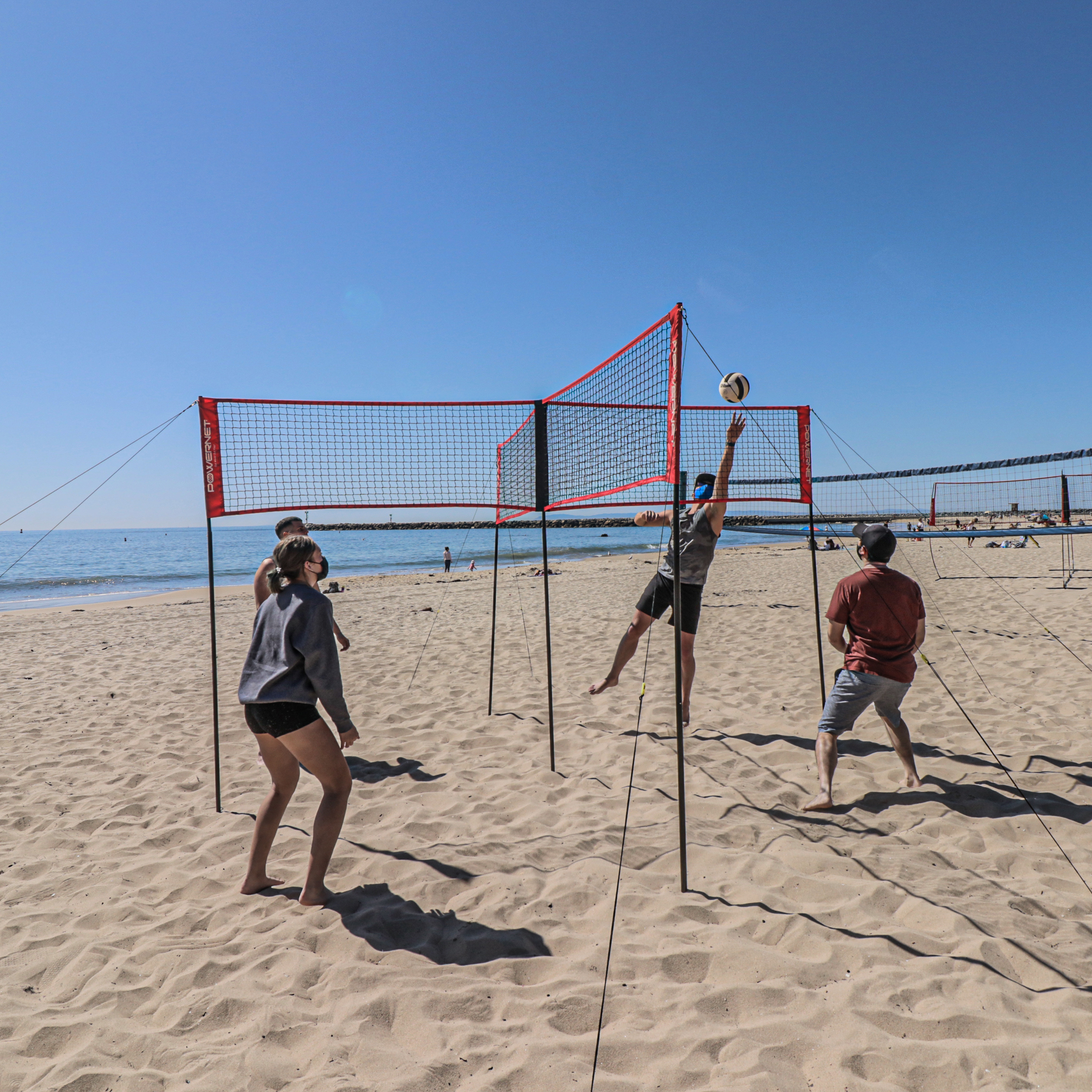 PowerNet Volleyball Four Square Net – PowerNet Inc.